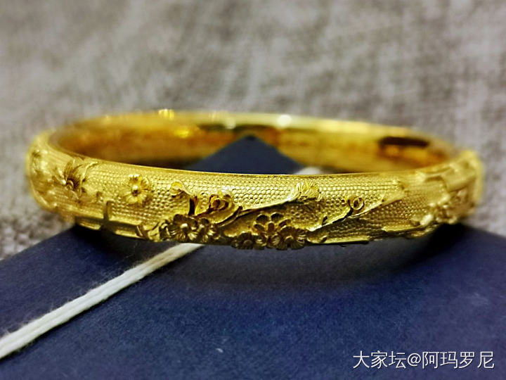 古语坊金银四君子_手镯银金