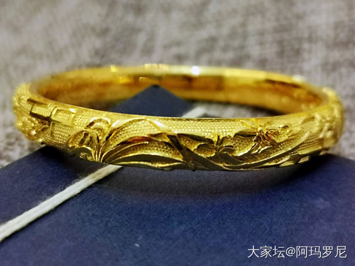古语坊金银四君子_手镯银金