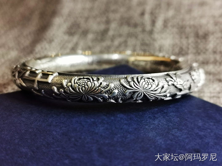 古语坊金银四君子_手镯银金