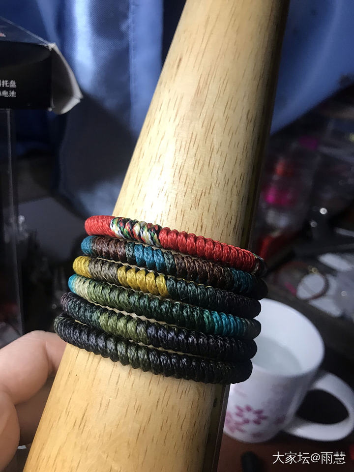 红手绳，2.0扁蜡完成！_编绳