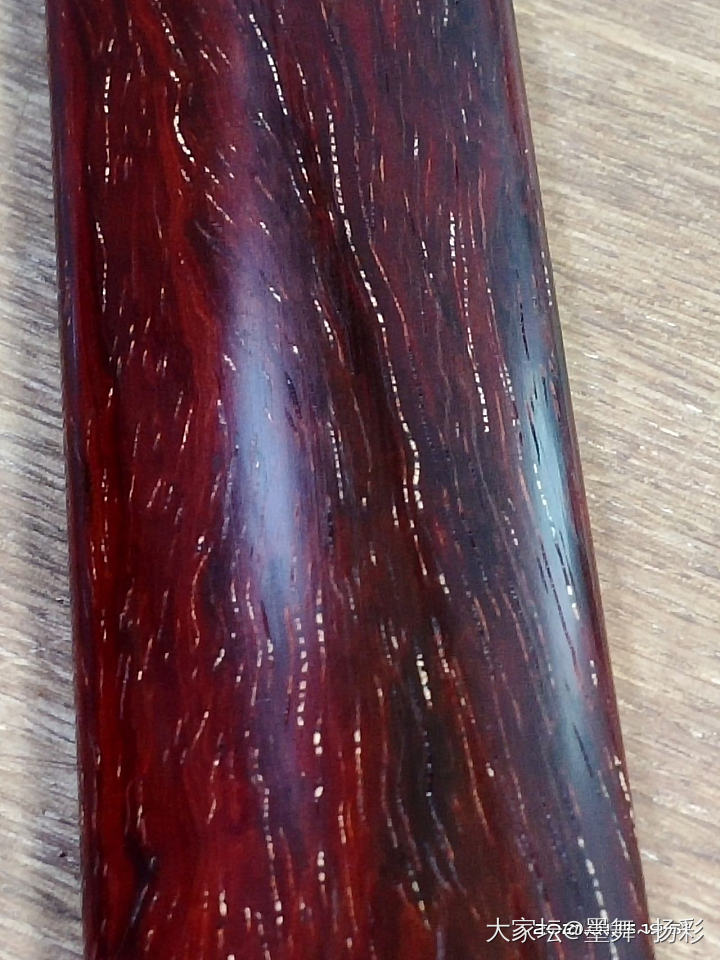 新做的一个小叶紫檀戒尺，这种属于切板的边角料，却是小叶紫檀木料中最精华的部分，二..._小叶紫檀
