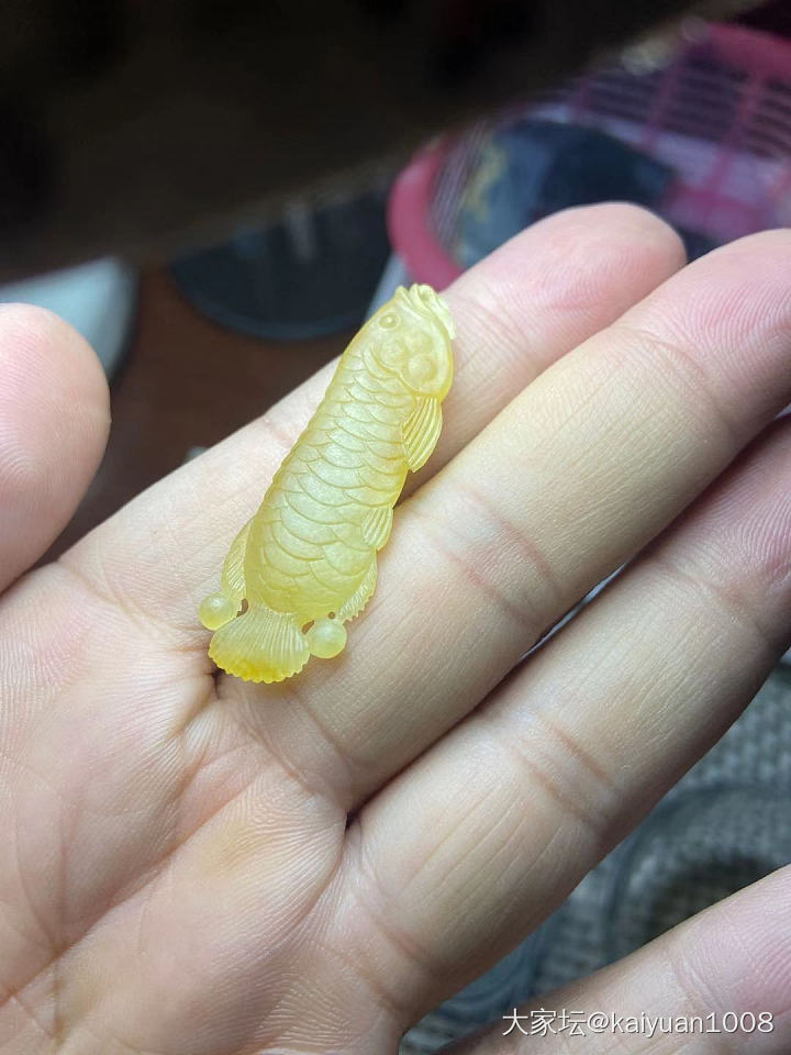 边角料试水—鱼_半成品翡翠