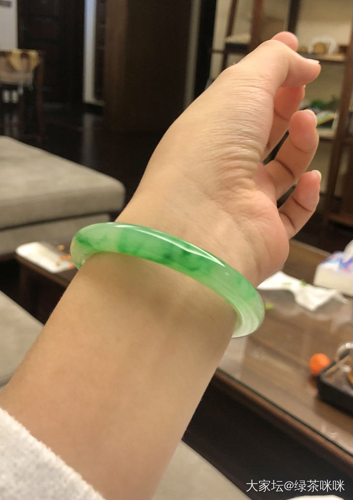 晚饭后撸我的宝贝啊_手镯和田玉翡翠