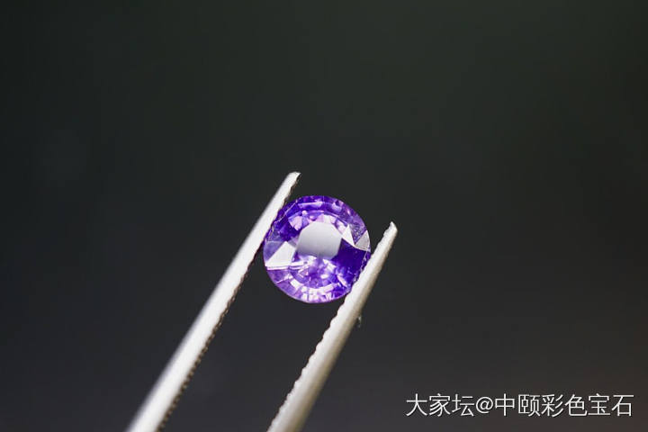 ##中颐天然未加热紫色蓝宝石##  1.55ct  AGTL证书_蓝宝石名贵宝石