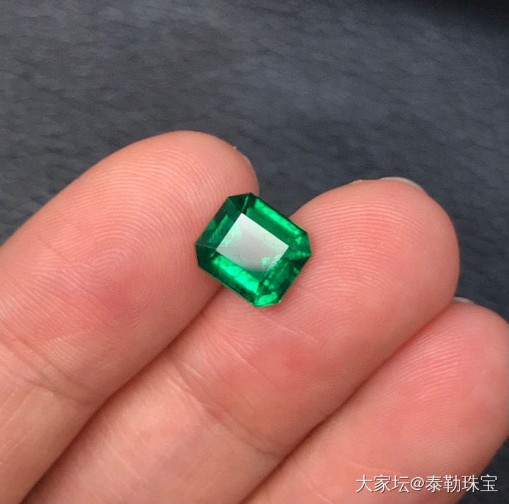 【泰勒彩宝】1.91ct沃顿祖母绿极品裸石