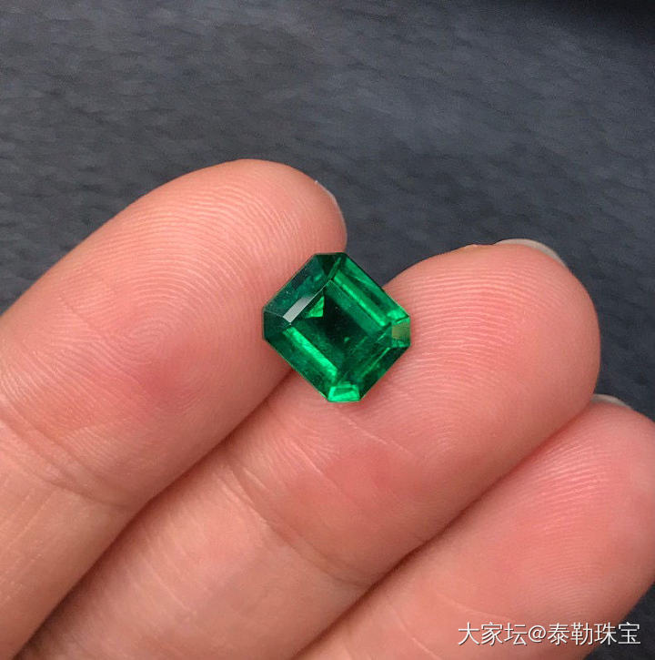 【泰勒彩宝】1.91ct沃顿祖母绿极品裸石
