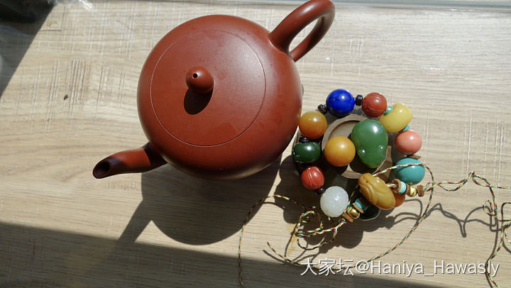大红袍美人肩和Skittles_茶具和田玉