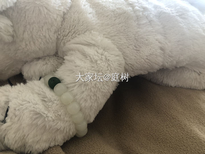 终于也是有白籽串的人啦_串珠珠串和田玉