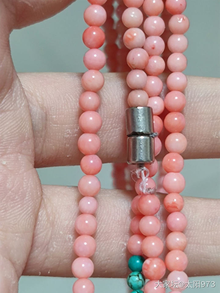 卖家说珊瑚+绿松石，请姐妹们看看_珊瑚