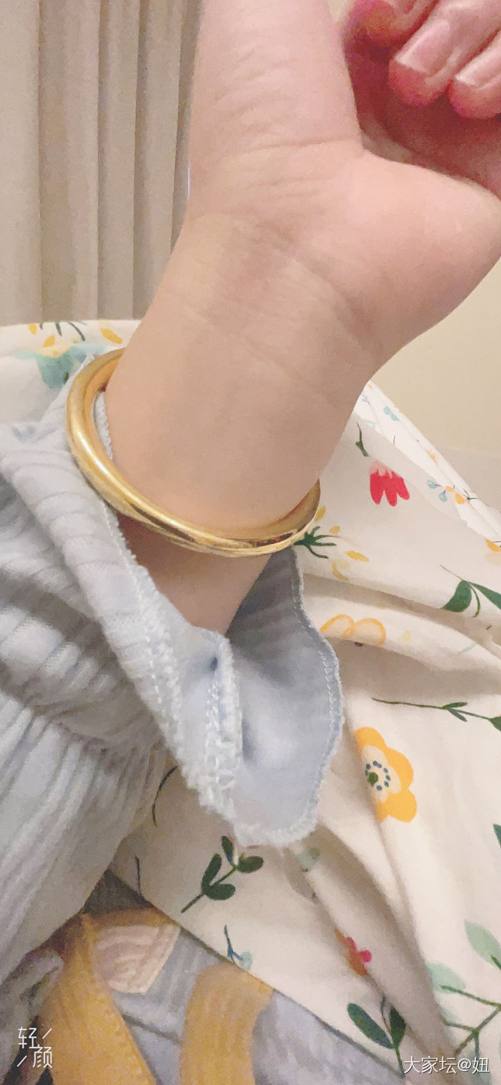 想看看大家的金胖 嘻嘻嘻 因为我又想打金胖了😄_手镯金