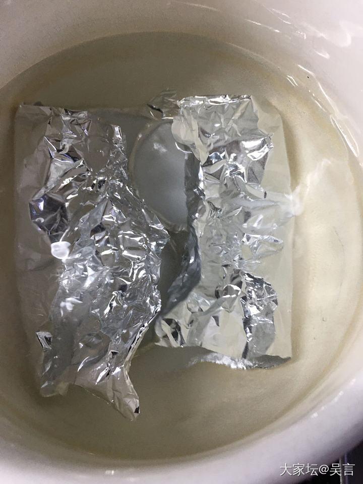 实验了一把煮银镯子，果然好用！_手镯银