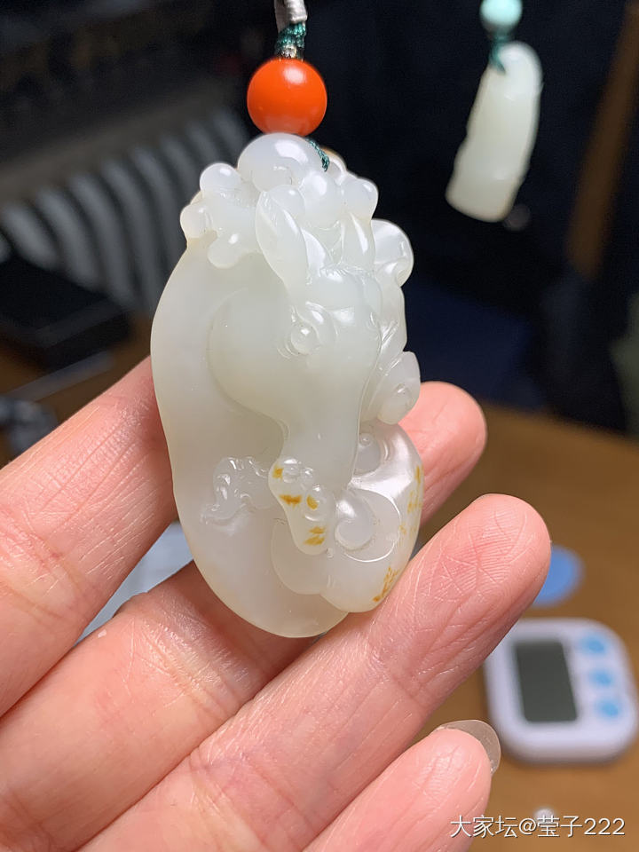 帮朋友的玉编绳子顺便发个灯仙图_和田玉