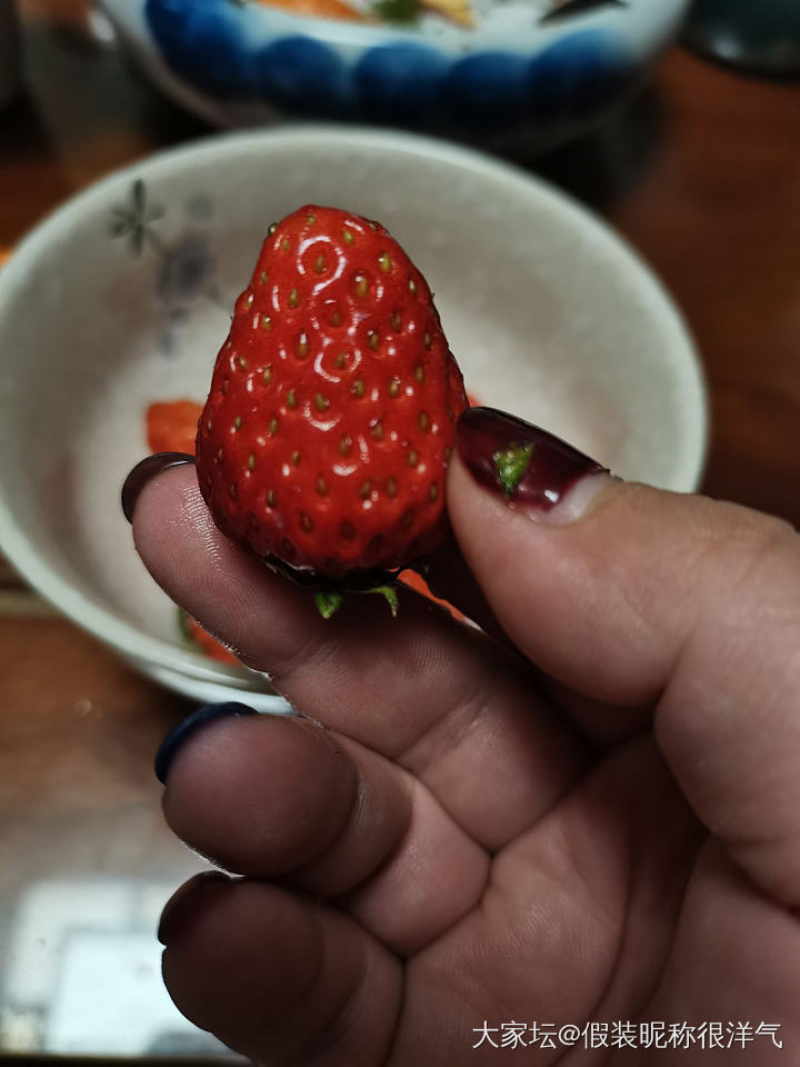巧克力草莓🍓自由了。_水果