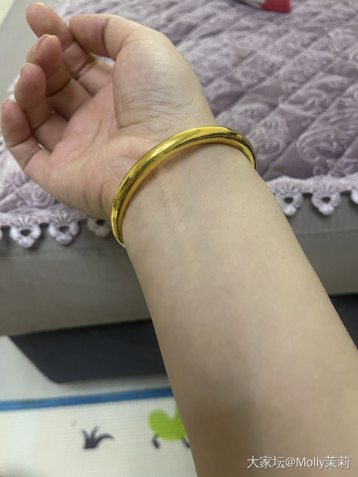 想看下你们的金胖_手镯金
