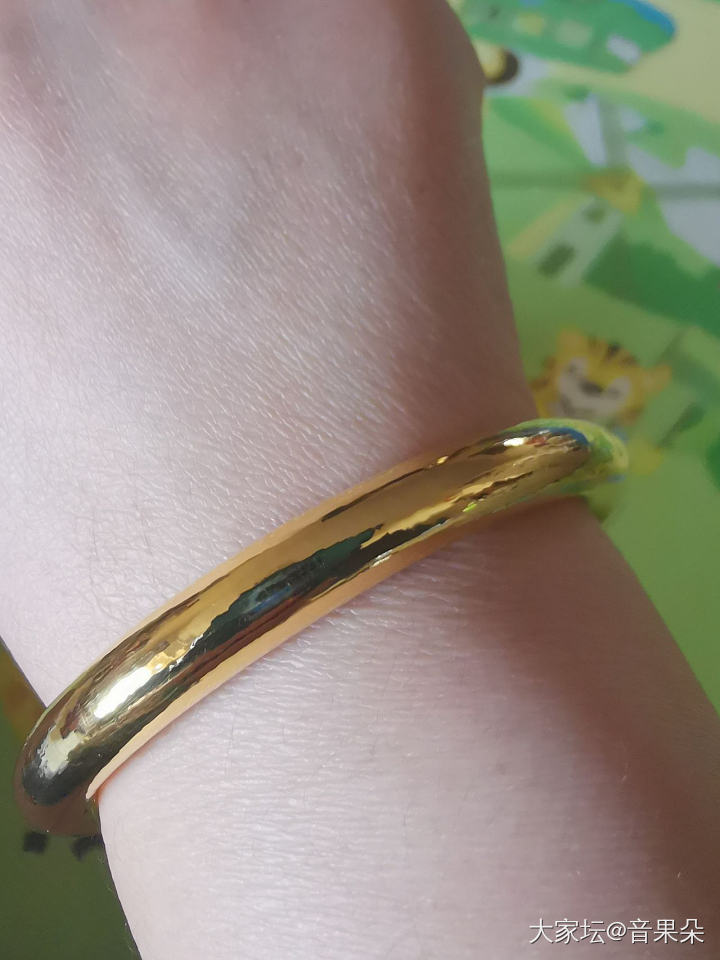 想看下你们的金胖_手镯金