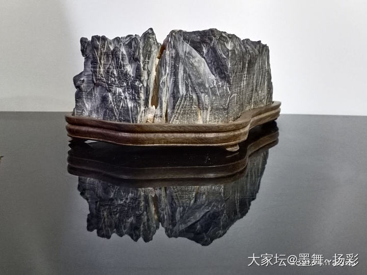 灵璧石滴水莲花山子_收藏