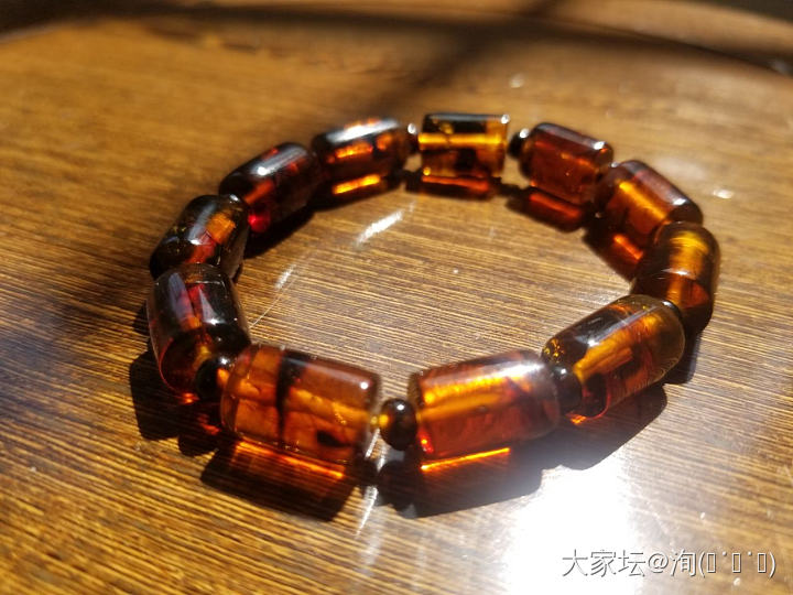 坛子里入的闲置_匠人银手镯珠串琥珀蜜蜡