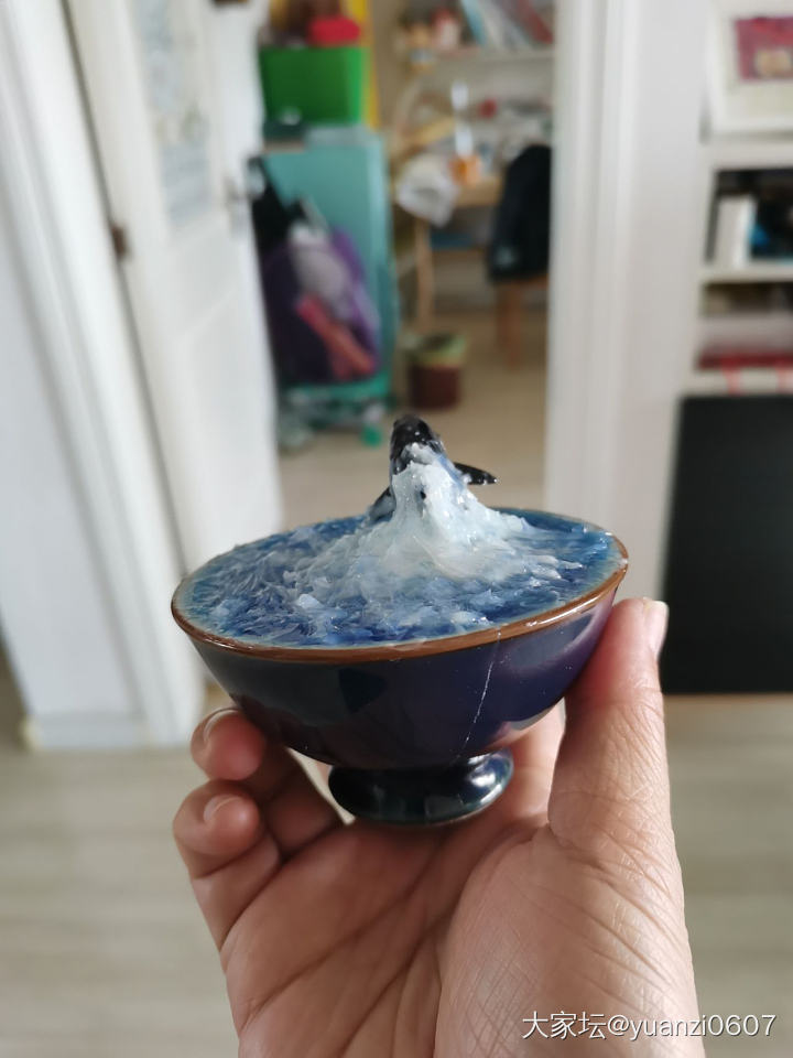 用了水景膏后的效果_工艺品手工diy