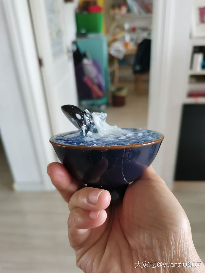用了水景膏后的效果_工艺品手工diy
