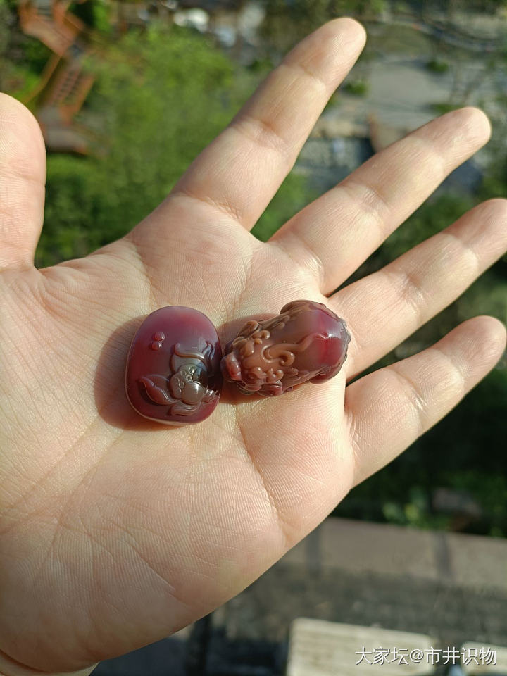 感觉坛里没啥人晒盐源，坛友们来秀秀手上的盐源美物呗_玛瑙
