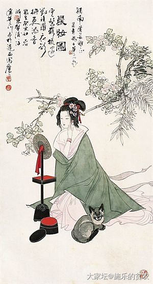 民国大漆彩绘挂屏一对_书画工艺品