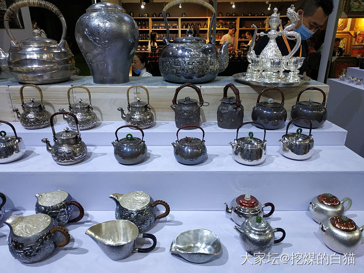 茶博会最好看的是银茶具😂_茶具银