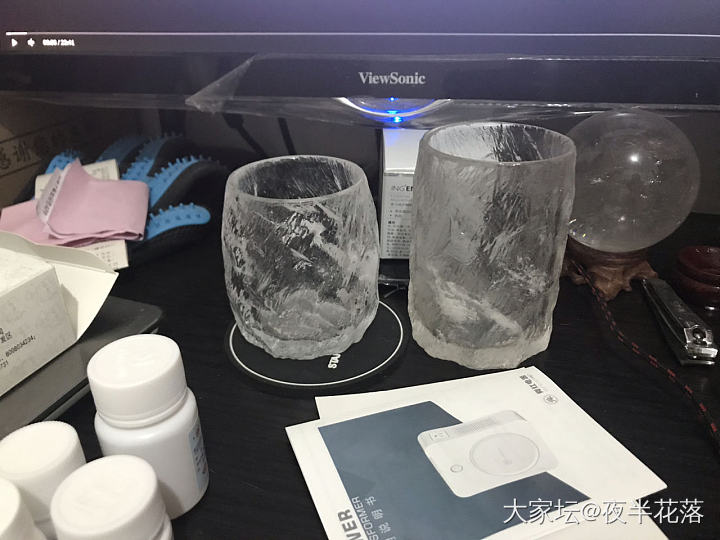 水晶杯_家居闲聊