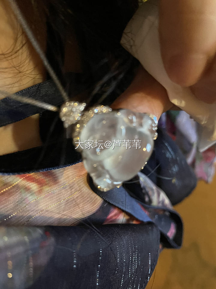 新入的翡翠小佛公，冰冰蓝💙💙💙_翡翠