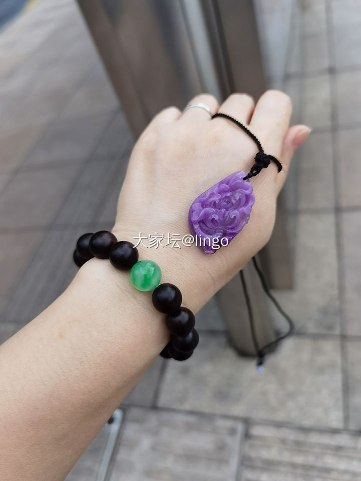 紫色不好拍_翡翠舒俱来