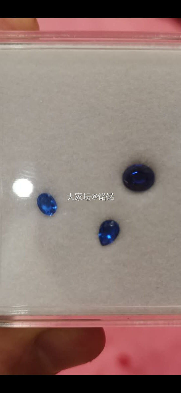 无奖竞猜，这几颗蓝色都不太容易猜到_少见宝石
