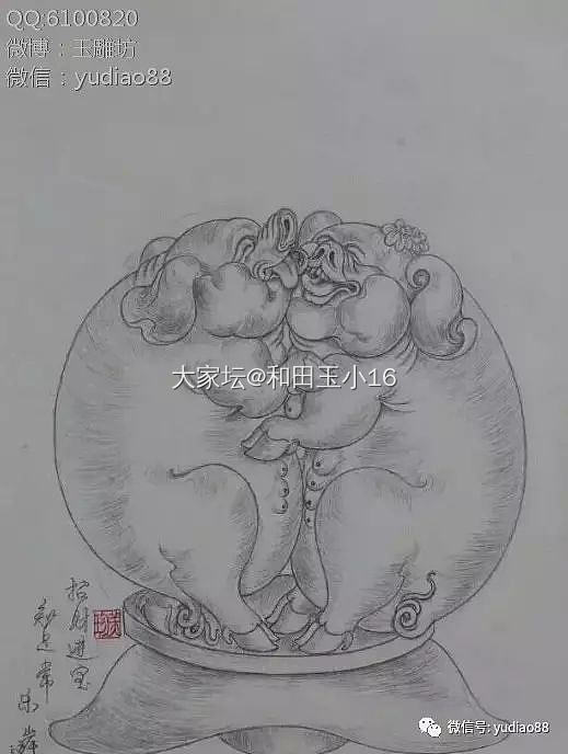 值得借鉴的玉雕设计素描