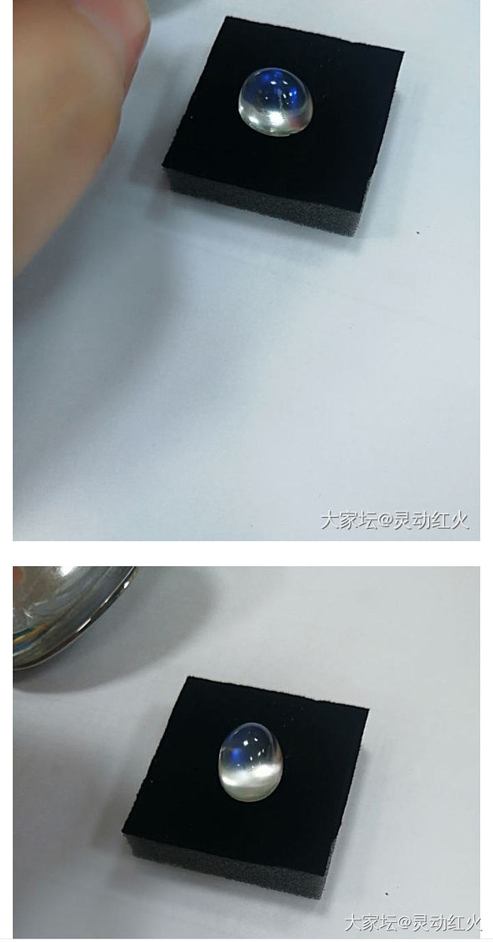 想要个月光石的戒指 小四价位的_月光石