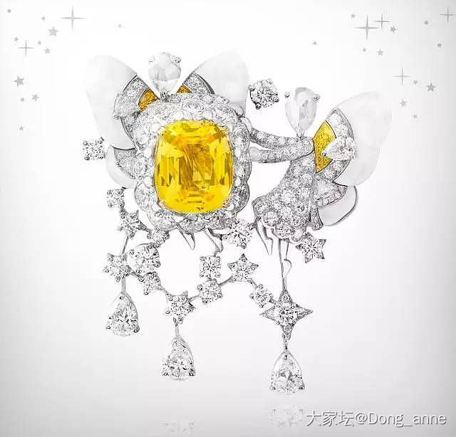 梵克雅宝 Van Cleef & Arpels 黄钻设计_名贵宝石