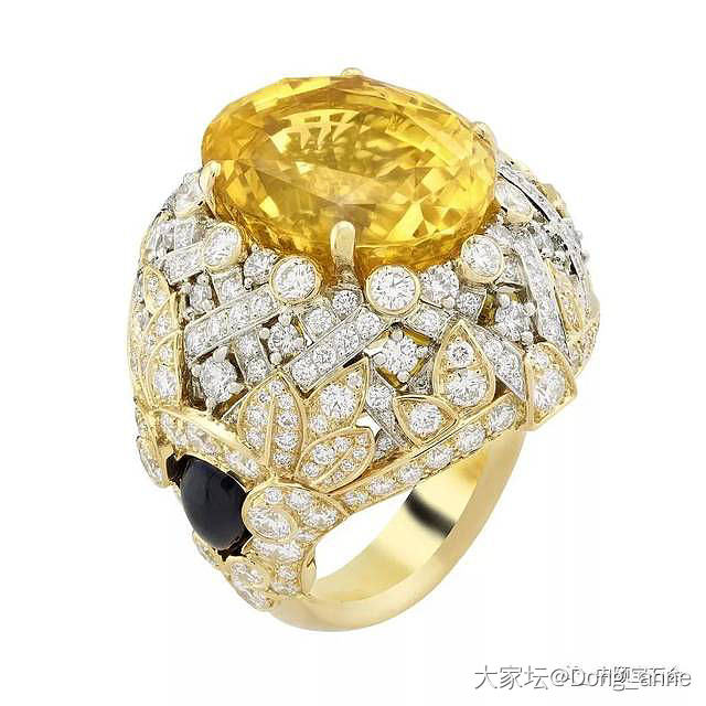 梵克雅宝 Van Cleef & Arpels 黄钻设计_名贵宝石