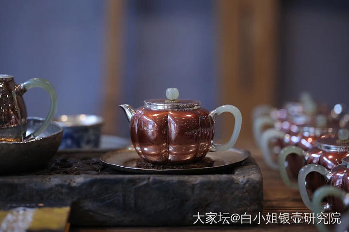 铜包银泡茶壶_首饰