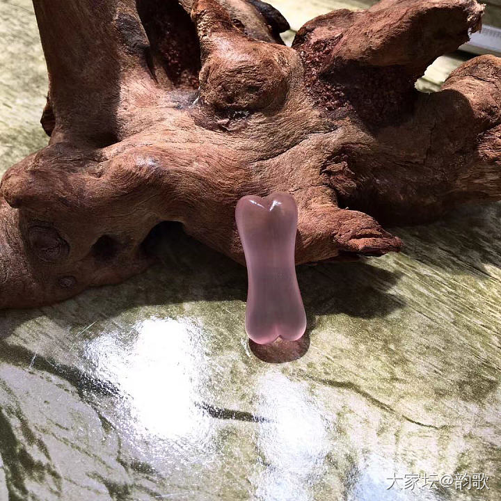 狗骨头🦴这玩意咋带。_粉晶