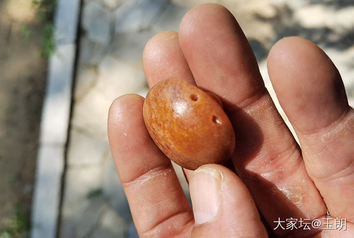 红沁籽弥勒_市场和田玉