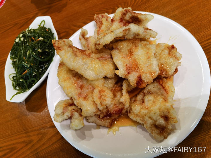 锅包肉和冷面_美食