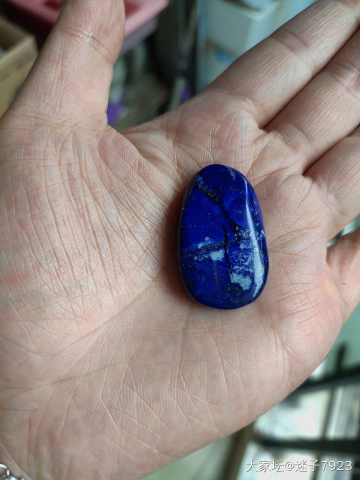 一块青金的华丽蜕变_青金石手工diy