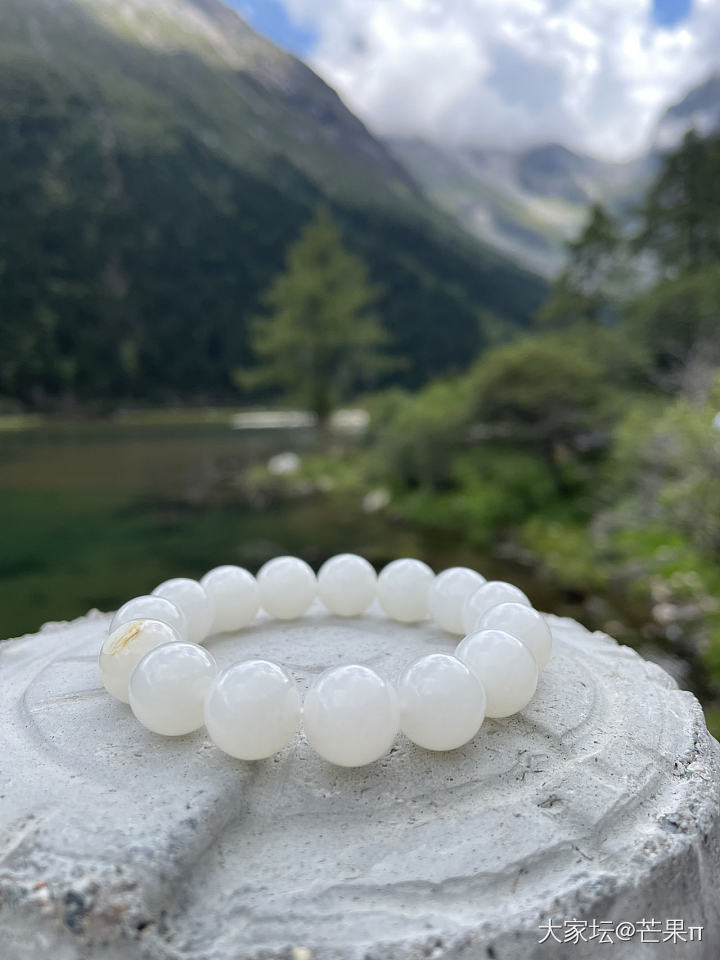 带串出来看山看水～_和田玉