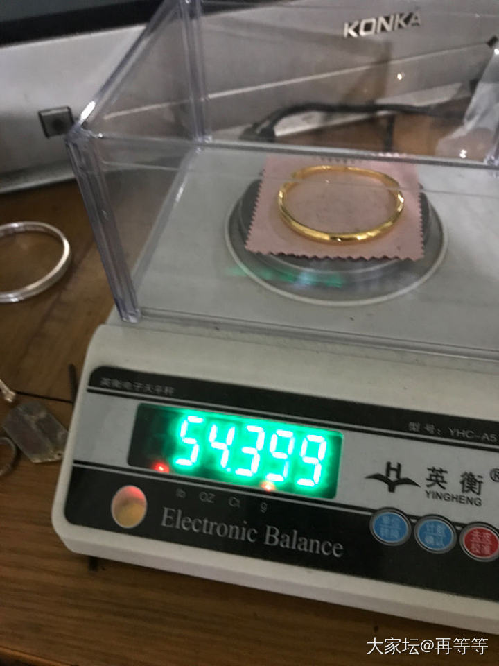 上午收到金料，下午就做好了_手镯金打金