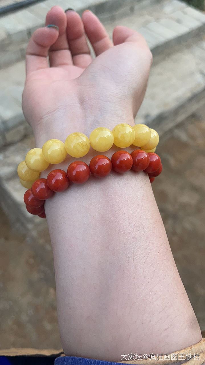 是不是买到蒙料了，不懂啊_珠串南红玉髓玛瑙
