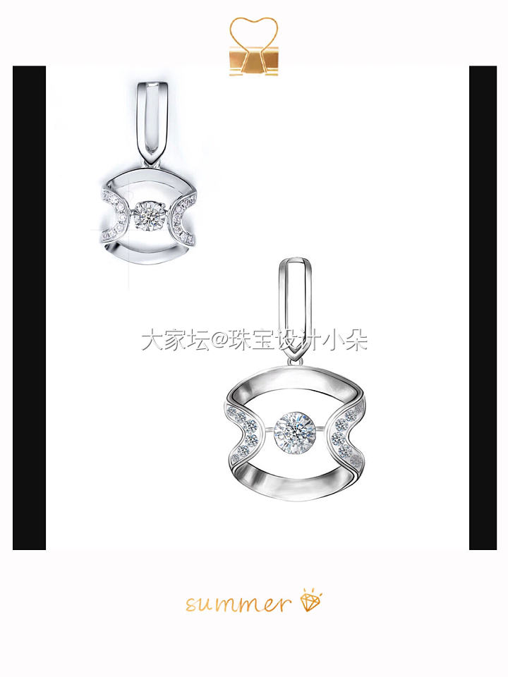 珠宝——手绘板练习

第一次接触手绘板，还不怎么熟悉软件，一边琢磨一边练习绘画技巧