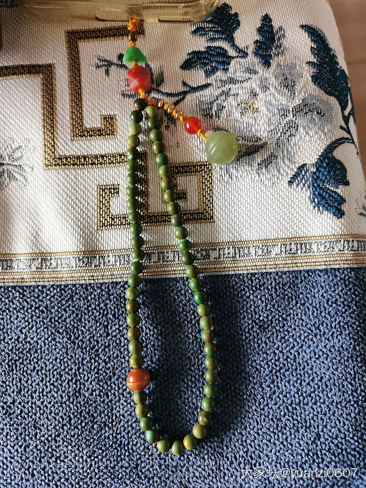 手机链_手工diy挂饰玉石