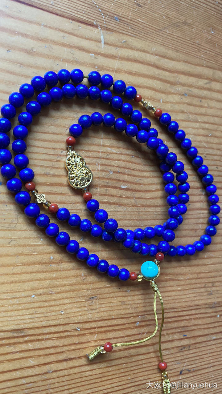 好久没有发青金石了，我发现青金石板块就我一个这么活跃🤦‍♀️_挂件珠串青金石