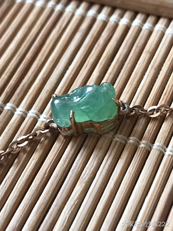 大家给看看这串刚镶嵌出来的手链怎么样？_手链