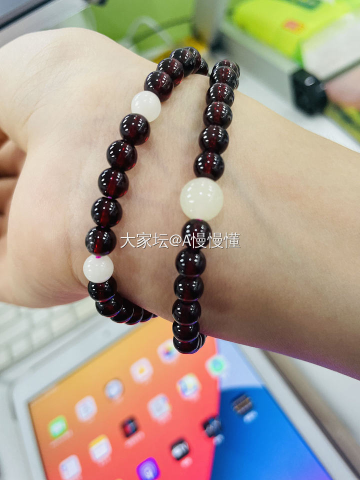 石榴石手串_珠串石榴石
