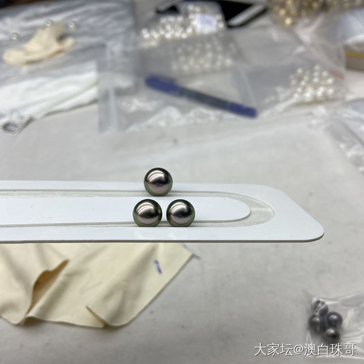 大溪地孔雀绿珍珠_海水珍珠