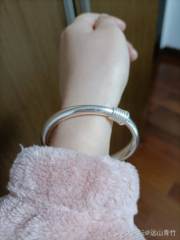 有张宝源家推圈的，都来晒晒吧！_手镯匠人银