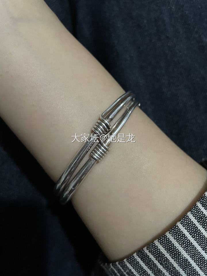 有张宝源家推圈的，都来晒晒吧！_手镯匠人银